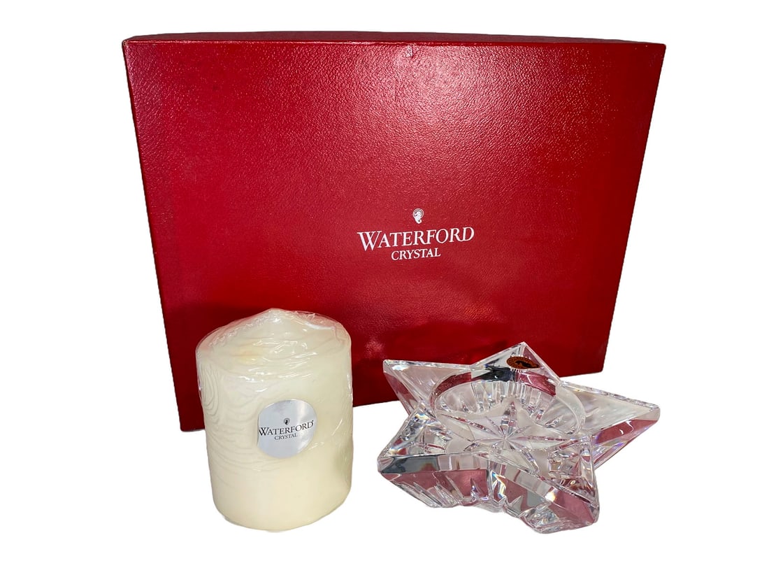 Waterford, Crystal Star Candle Base (1 of 5)