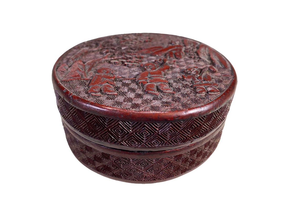 Vintage Chinese Papier Mache Box (1 of 4)