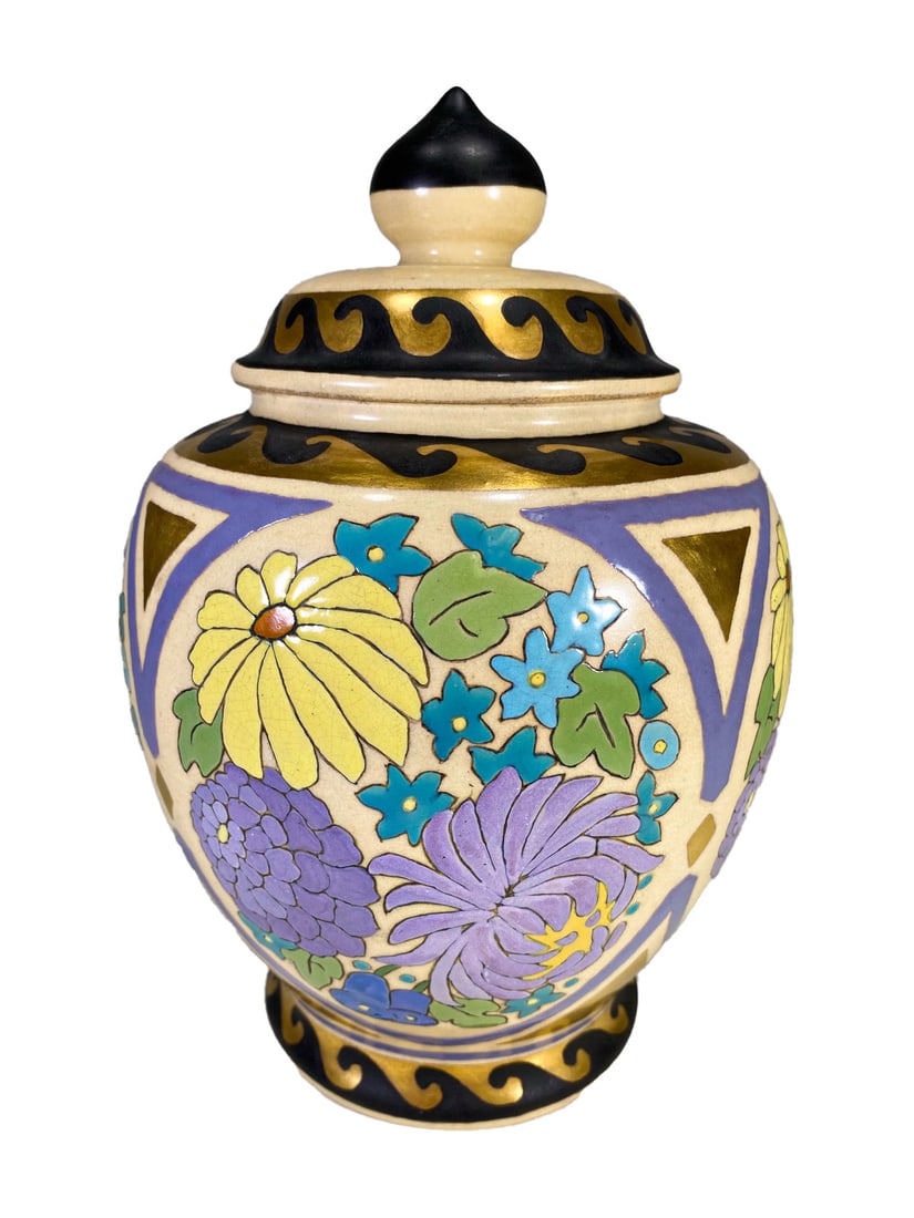 Cecil Russ Studio Pottery Lidded Jar (1 of 5)