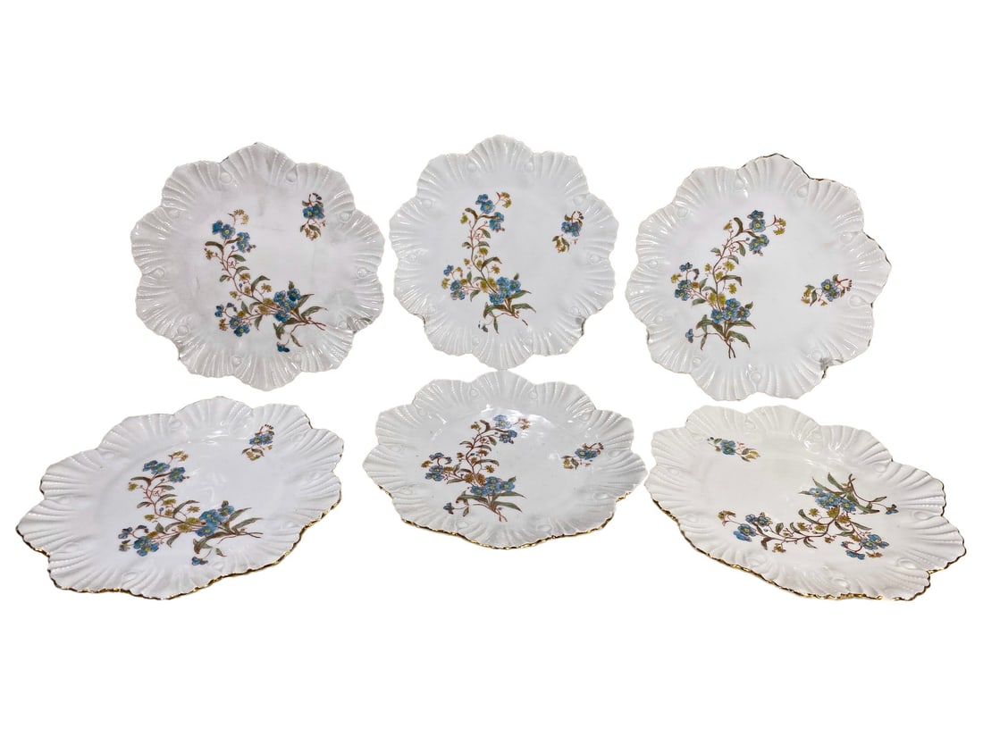 Carlsbad, Austria Set of 6 Porcelain Plates (1 of 3)