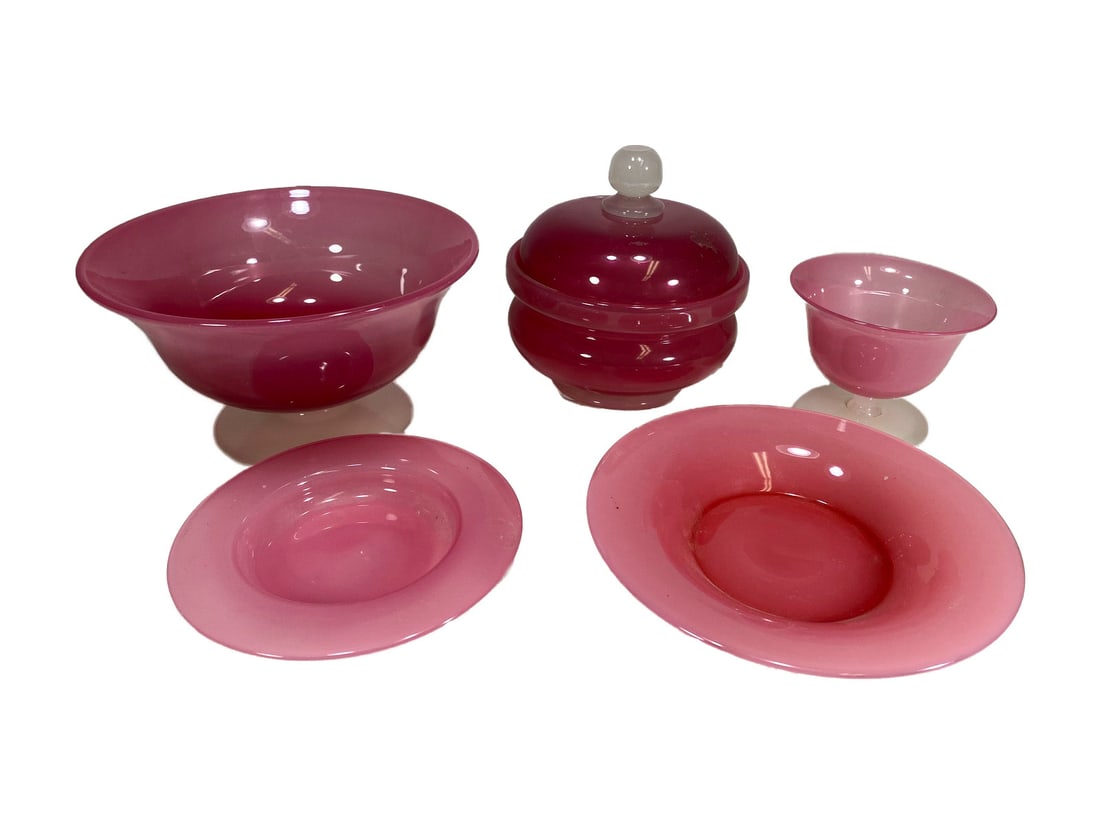 Steuben & Other Rosaline Set of 5 pieces (1 of 7)