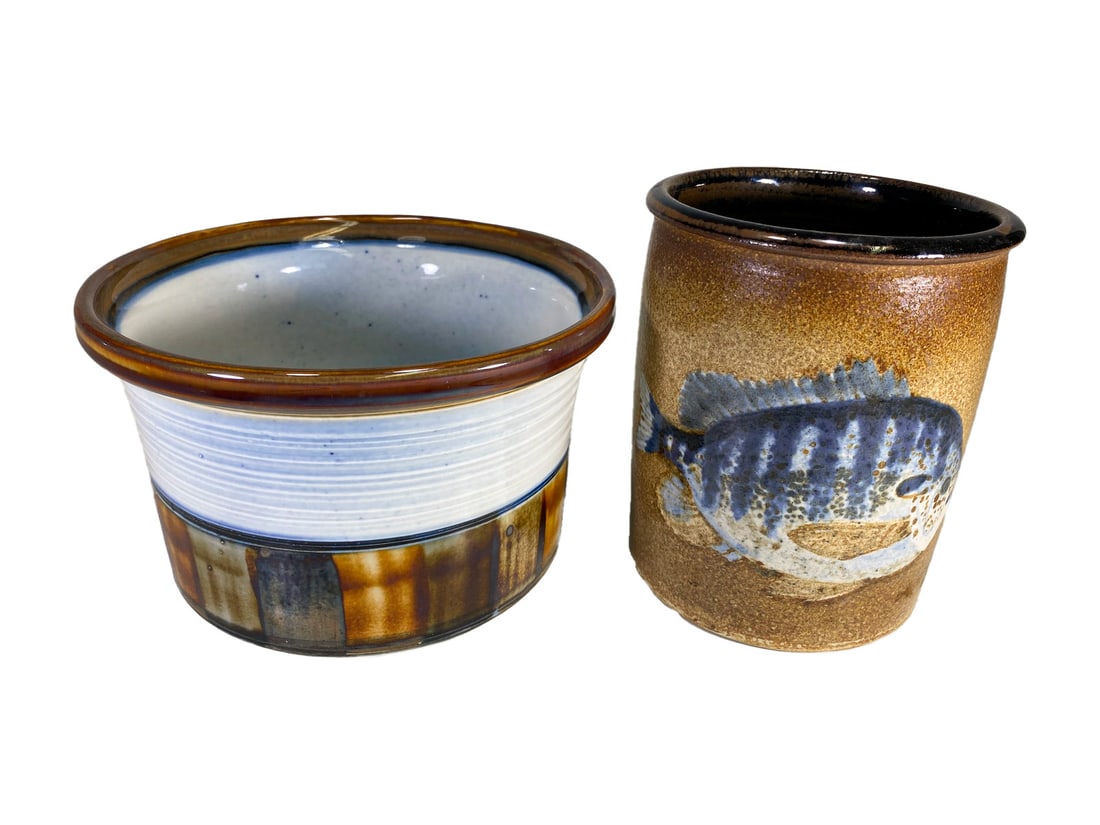 Robert W. Piper Stoneware Pottery Bowls (1 of 9)