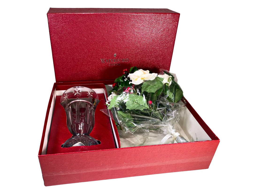 Waterford, Germany Crystal Goblet in a Box: Waterford, Germany Crystal Goblet in a Box. 5 3/4 x 3 5/8 in. Box: 1 3/8 x 9 3/8 x 3 in.Local Pick up call one day before to make an appointment. TO SHIP THIS ITEM IN USA OR INTERNATIONAL, PLEASE CONT