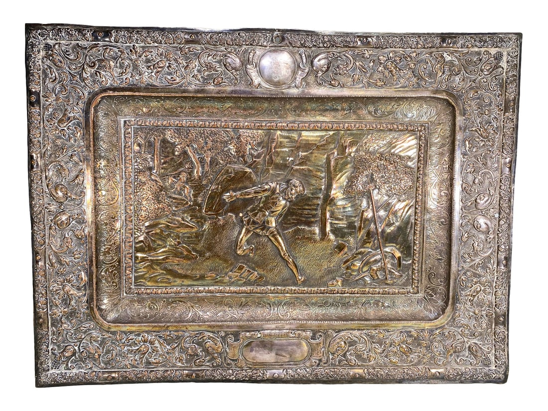 Metalaria Bilbao, Spain Qixote Silverplated on Copper Plaque (1 of 12)