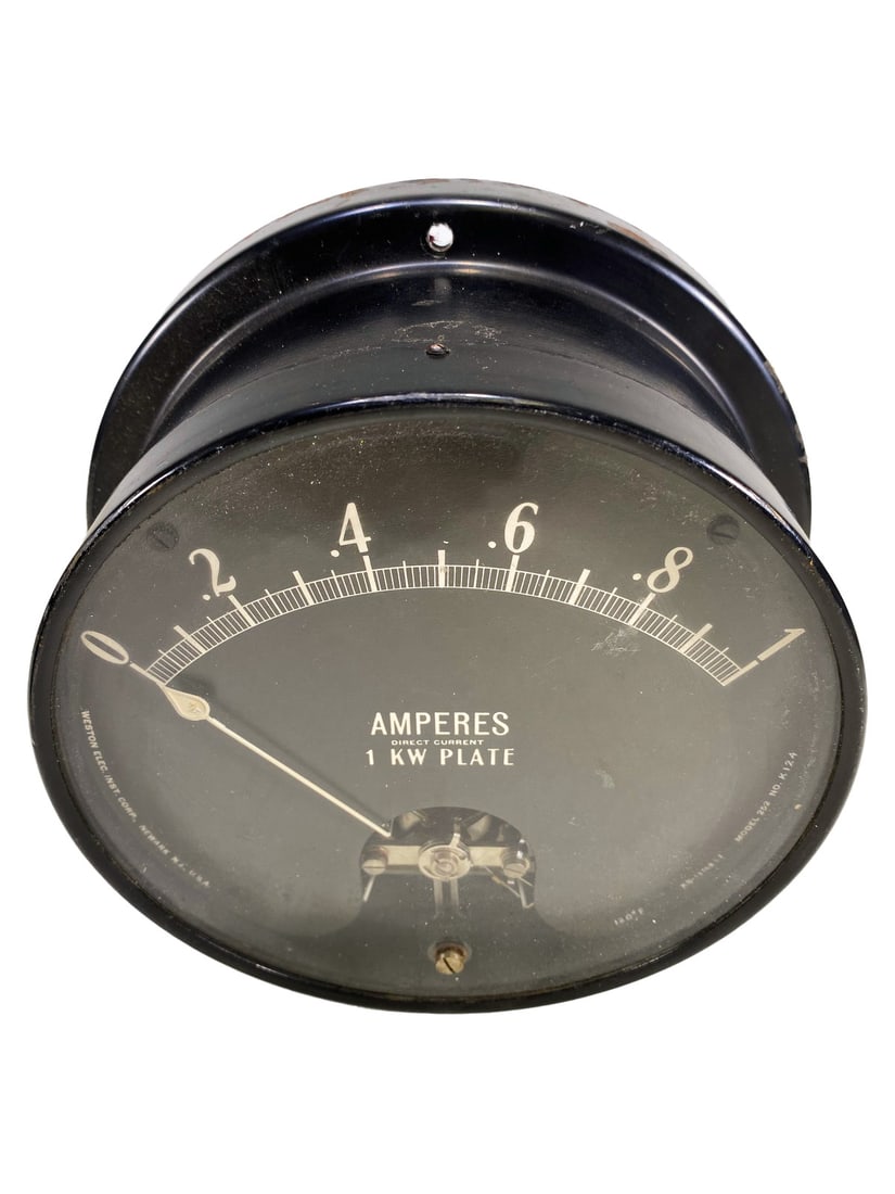 Vintage Westonl Electric Co Amperes Meter (1 of 6)