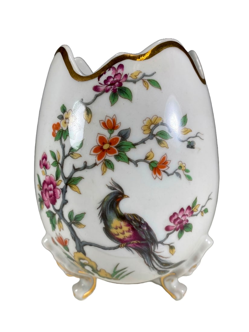 Vintage Limoges, France Porcelain Egg Vase (1 of 5)