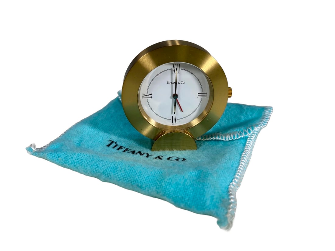 Tiffany & Co Swiss Miniature Clock (1 of 5)