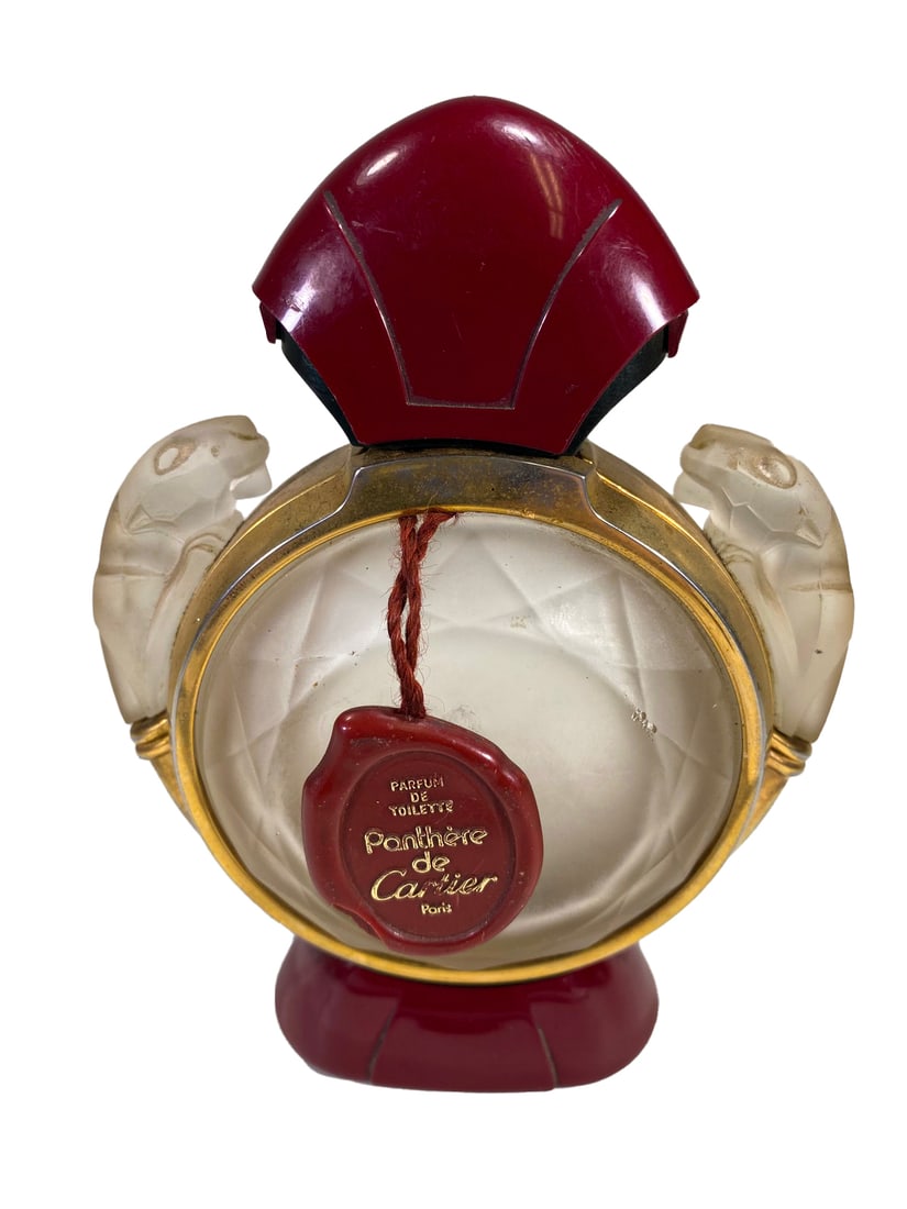 Panthere de Cartier Parfum de Toilette 100 ml Bottle: Panthere de Cartier Parfum de Toilette 100 ml Bottle. 5 1/4 x 3 7/8 x 1 5/8 in.Local Pick up call one day before to make an appointment. TO SHIP THIS ITEM IN USA OR INTERNATIONAL, PLEASE CONTACT THE S
