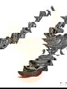 Antique French Bronze & Marble Centerpiece