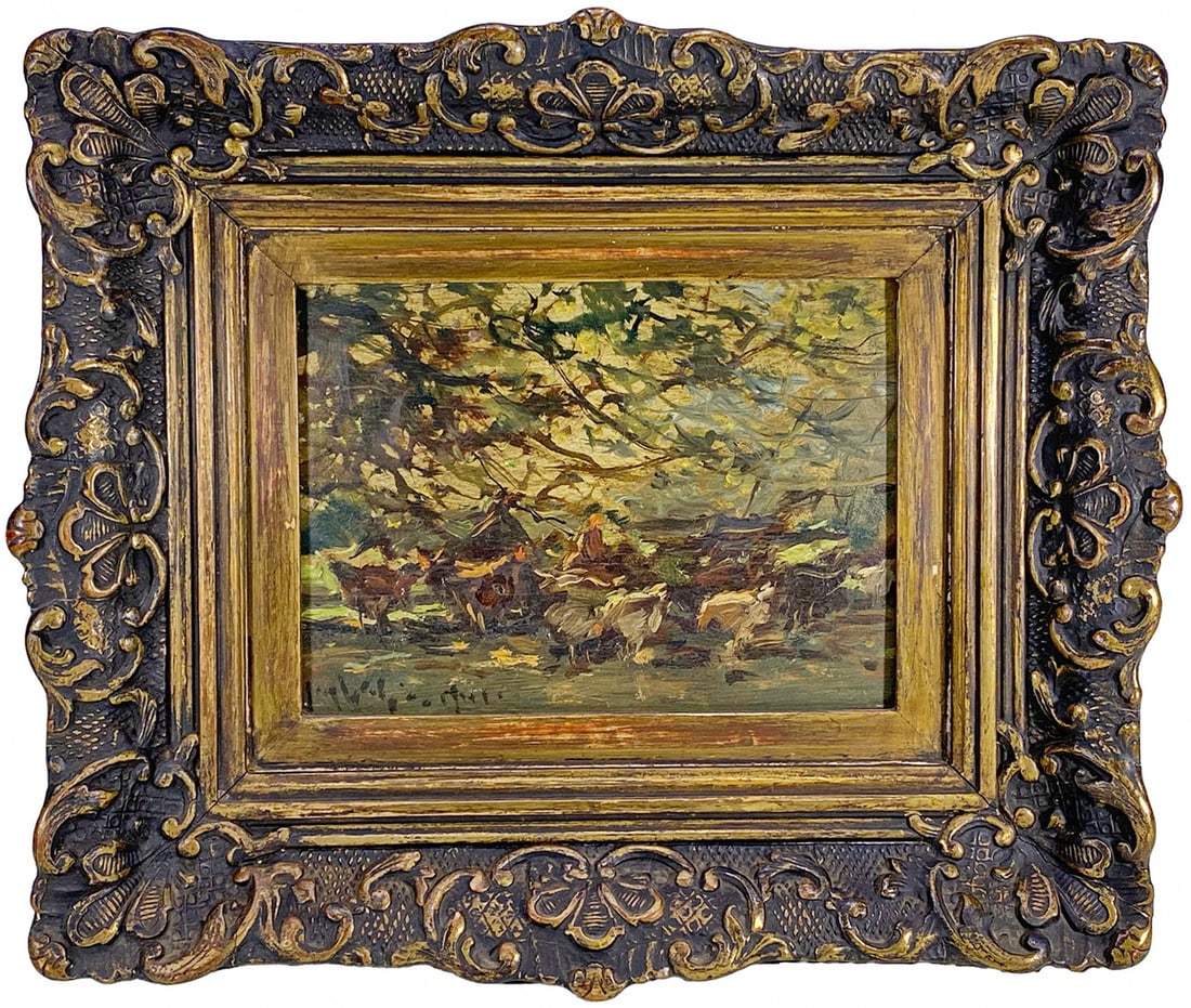 Jacques WITJENS (1881-1956) Dutch Oil on Board (1 of 5)