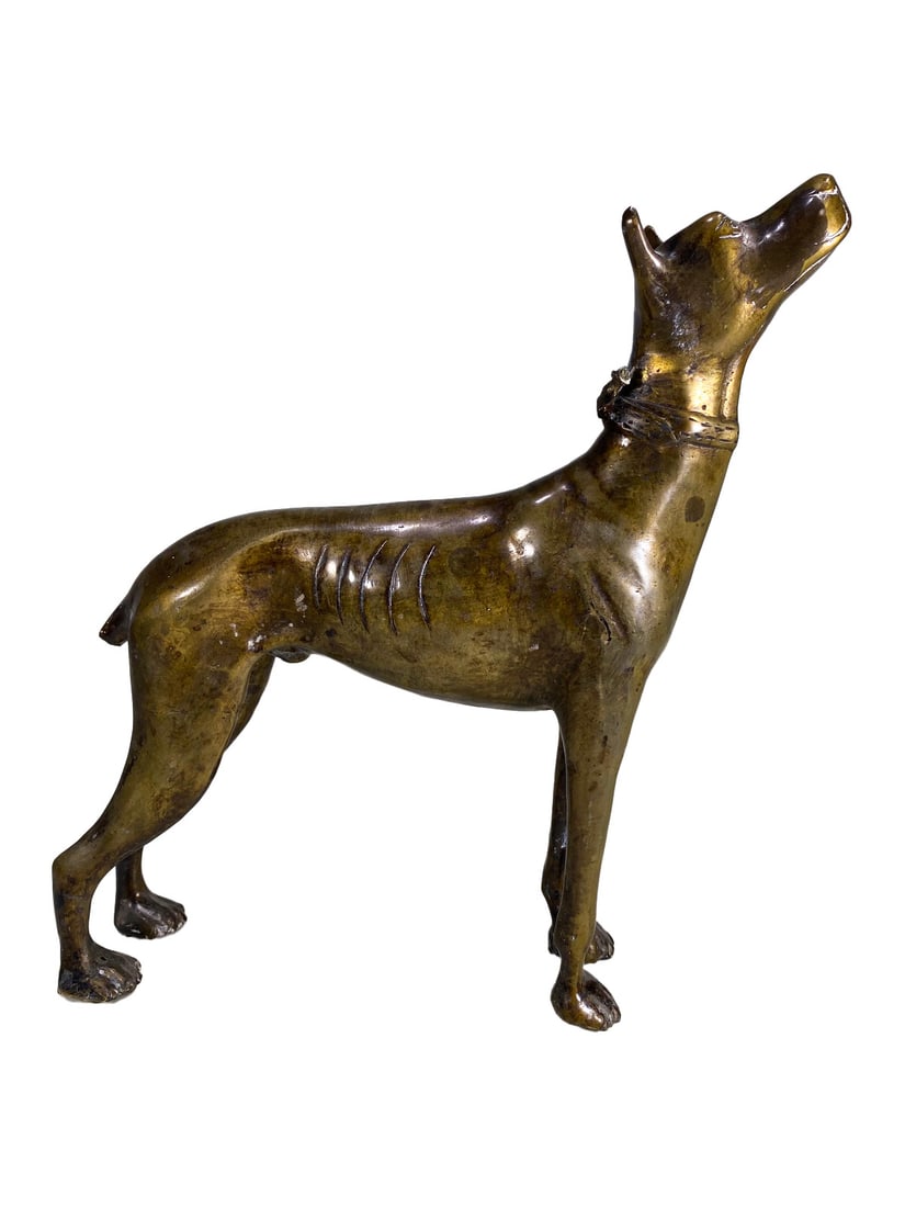 Vintage Dog Bronze Statue (1 of 6)