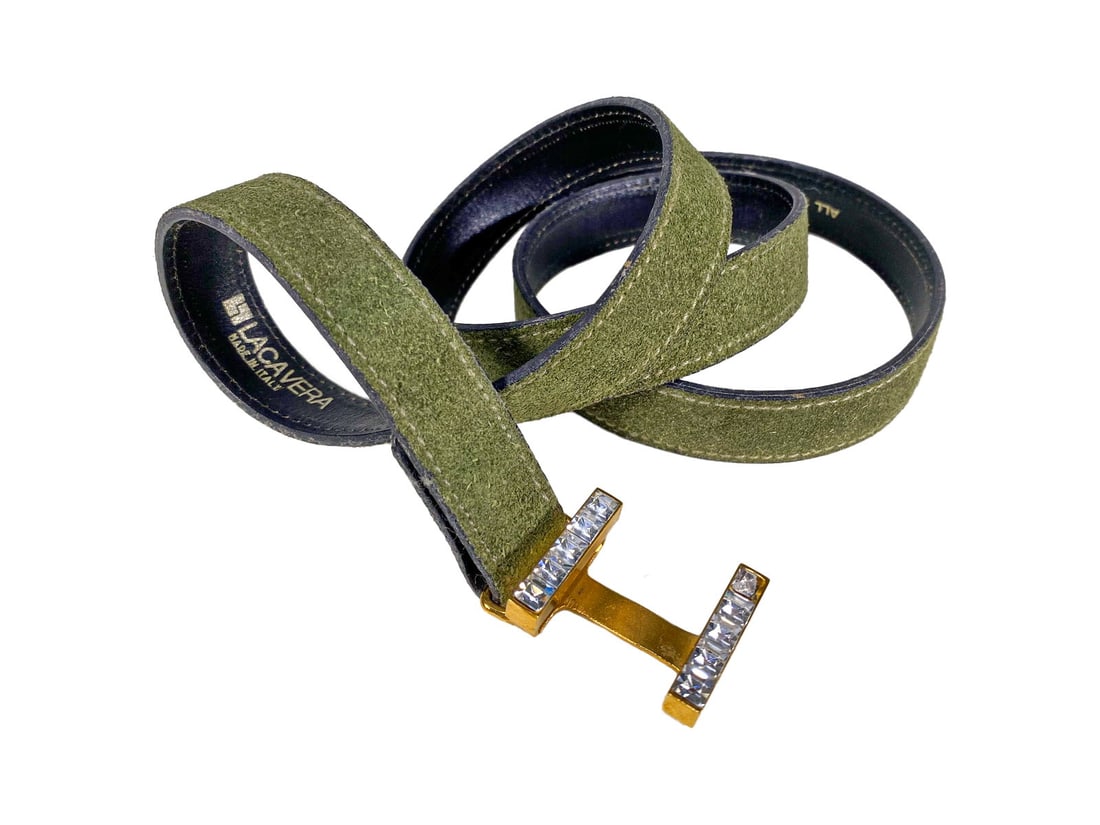 La Cavera, Italy Ladies Leather Belt: La Cavera, Italy Ladies Leather Belt. 37 1/4 x 3/4 in.Local Pick up call one day before to make an appointment. TO SHIP THIS ITEM IN USA OR INTERNATIONAL, PLEASE CONTACT THE SHIPPERS : 1) UPS store193