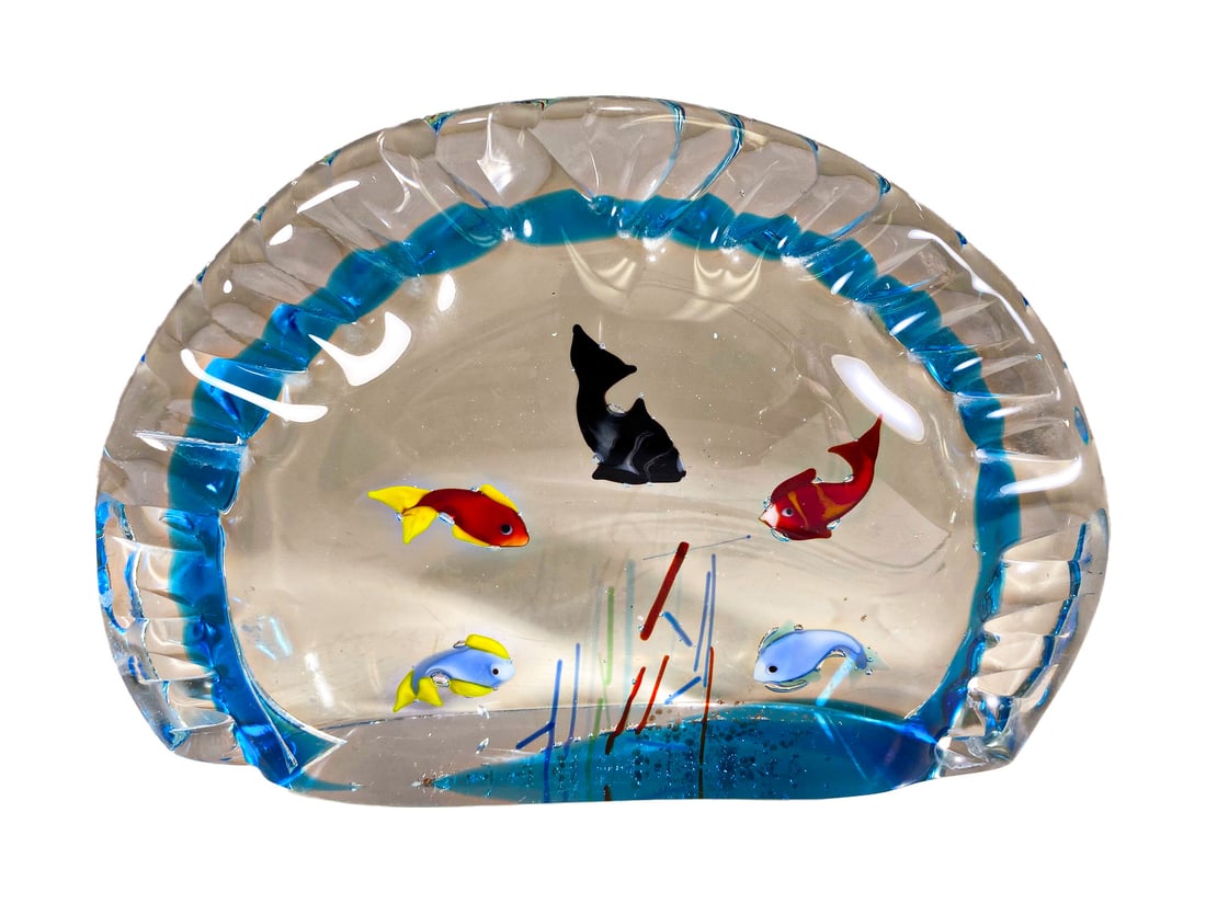 Murano Glass Aquarium Paperweight (1 of 5)