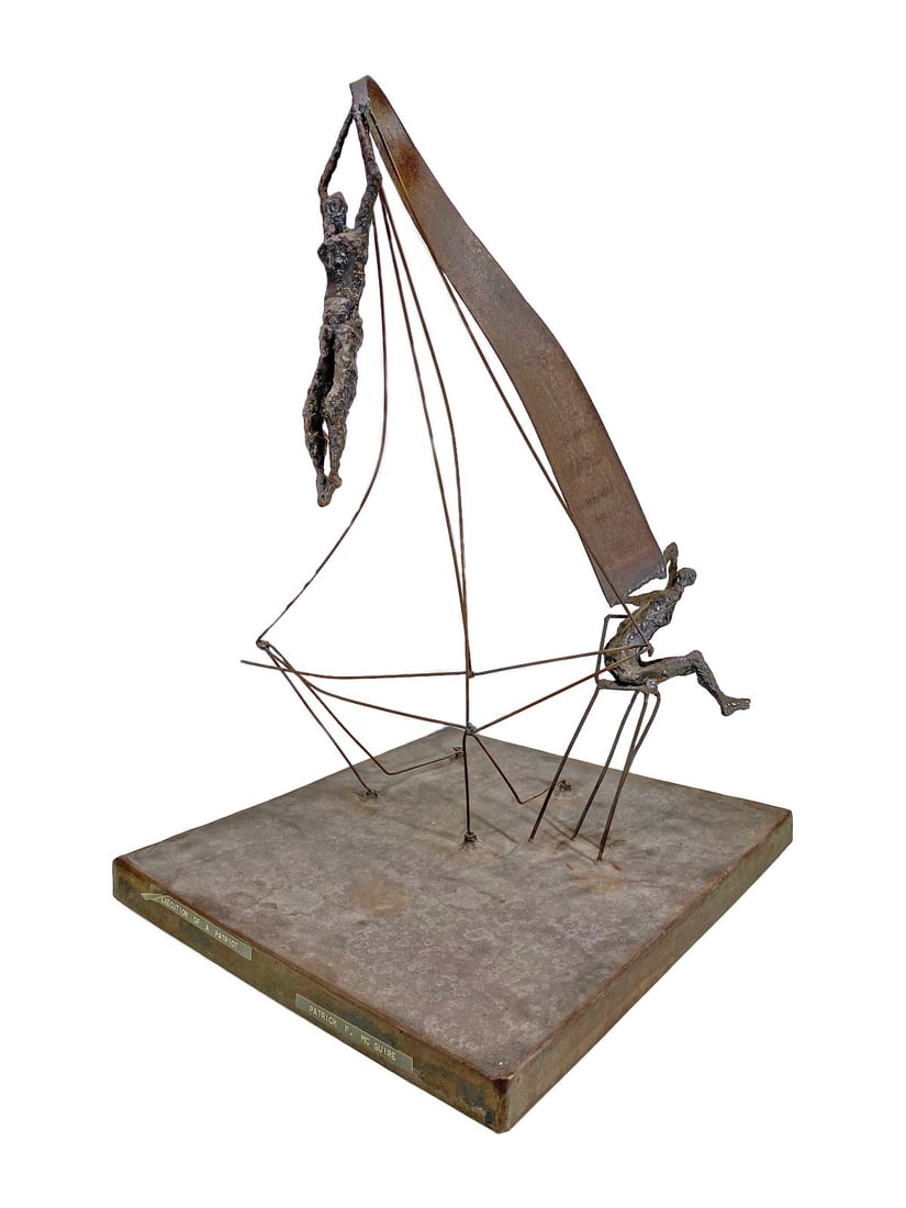 Patrick F. Mc Guire, Execution of a Patriot Sculpture (1 of 6)