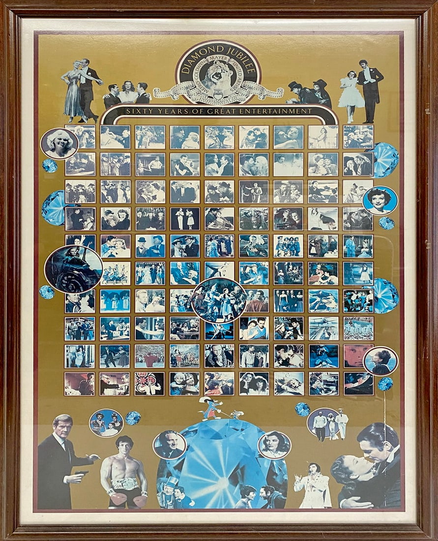 Metro Goldwyn Mayer 60 Years of Entertainment Poster (1 of 8)