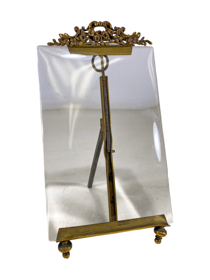 Antique French Bronze & Crystal Picture Frame: Antique French Bronze & Crystal Picture Frame. 7 7/8 x 4 1/4 x 3/4 in.Local Pick up call one day before to make an appointment. TO SHIP THIS ITEM IN USA OR INTERNATIONAL, PLEASE CONTACT THE SHIPPERS :