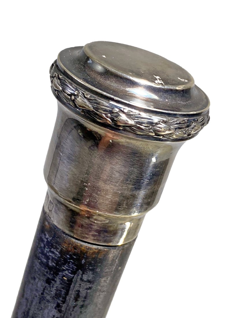 Antique English Silver Head Walking Stick (1 of 8)