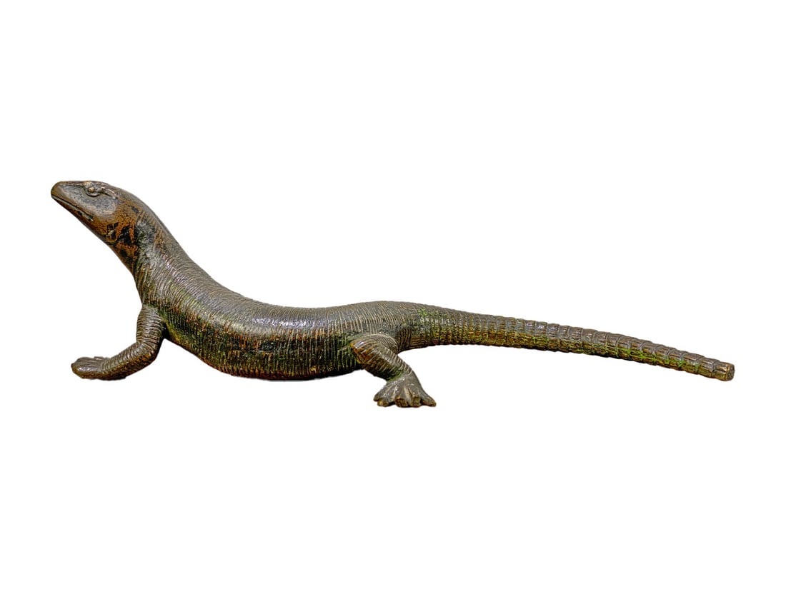 Vintage Lizard Bronze Sculpture (1 of 7)