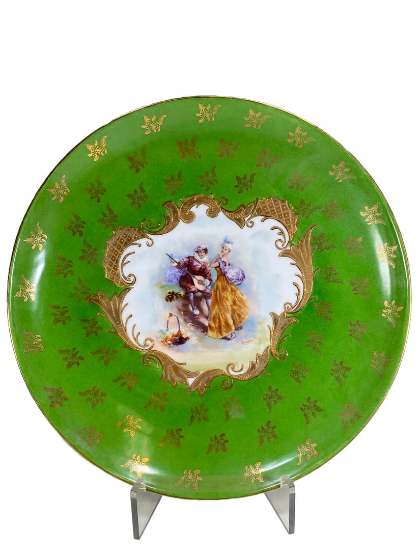 Old Vienna, Austria Porcelain Plate (1 of 5)
