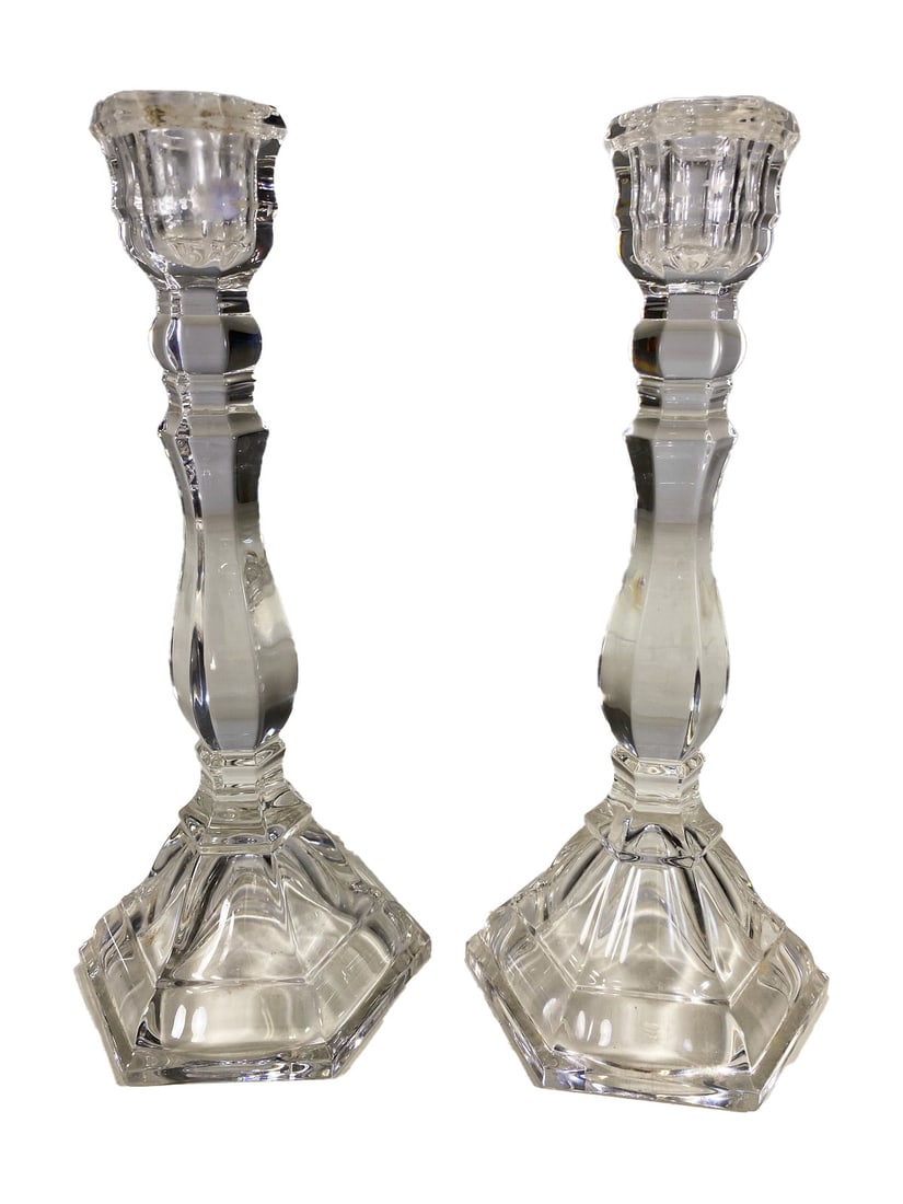 Tiffany & Co Pair of Crystal Candlesticks (1 of 4)