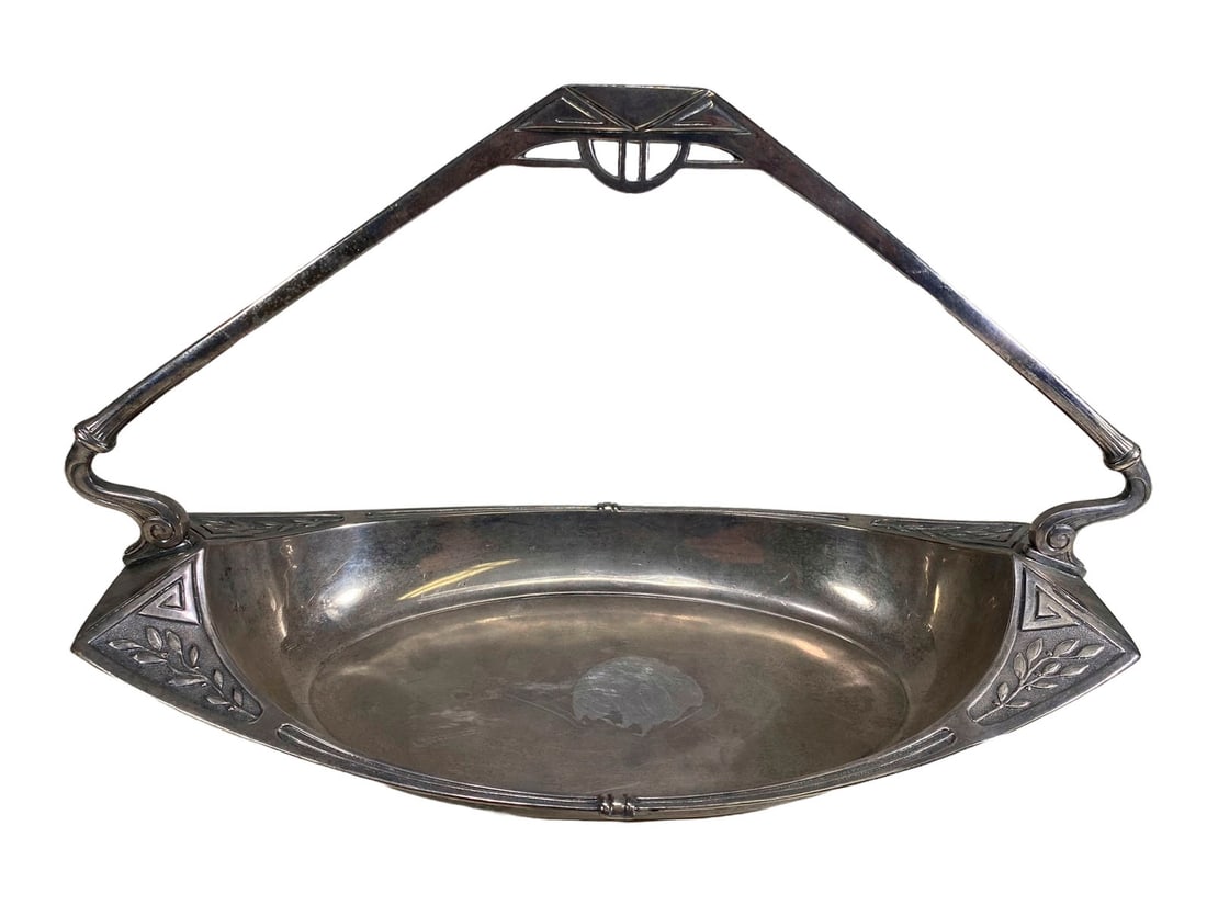 Probably WMF Art Nouveau Silverplated Tray (1 of 7)