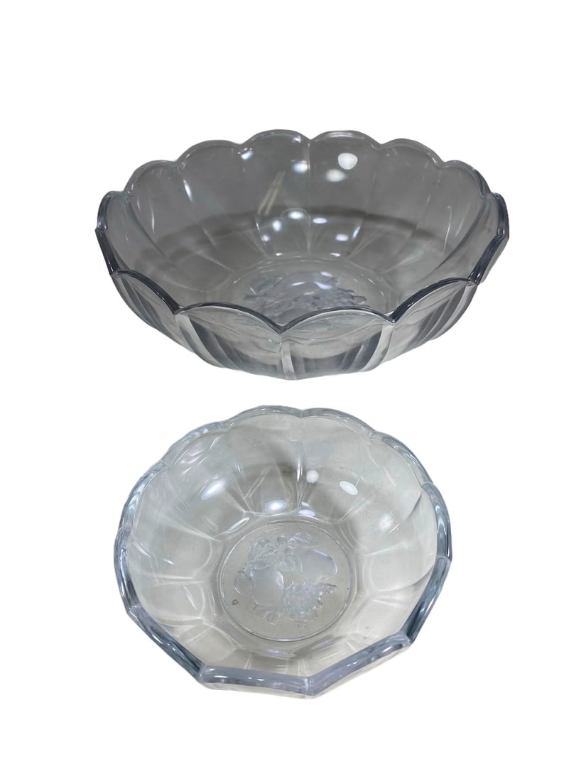 2 Val St Lambert Crystal Bowls (1 of 7)