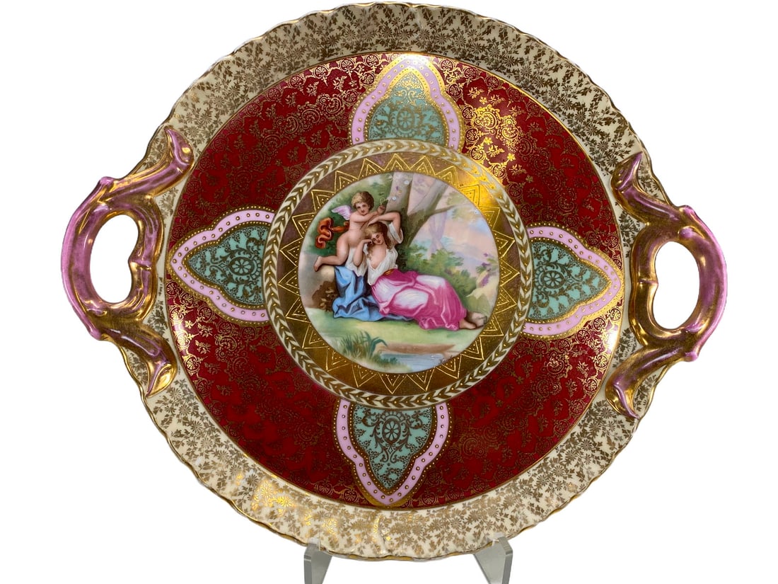 Old Vienna, Austria Porcelain Plate (1 of 8)