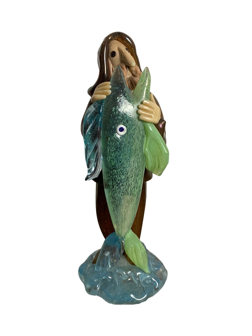 Zelezny Brod, Czech Glass Statue by Jaroslav Brychta: Zelezny Brod, Czech Glass Statue by Jaroslav Brychta. 9 x 3 1/4 in.Local Pick up call one day before to make an appointment. TO SHIP THIS ITEM IN USA OR INTERNATIONAL, PLEASE CONTACT THE SHIPPERS : 1)
