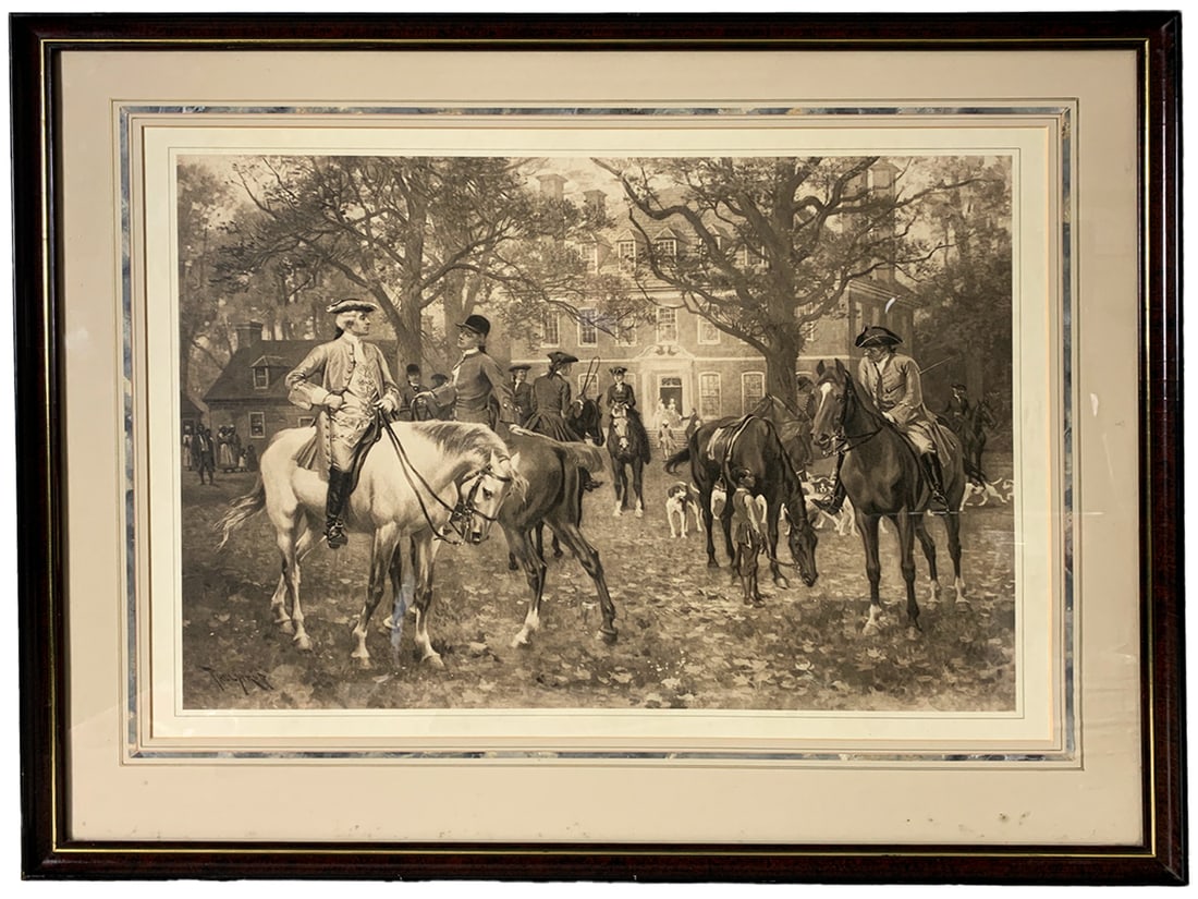 After Thure THULSTRUP Hunting Print (1 of 4)