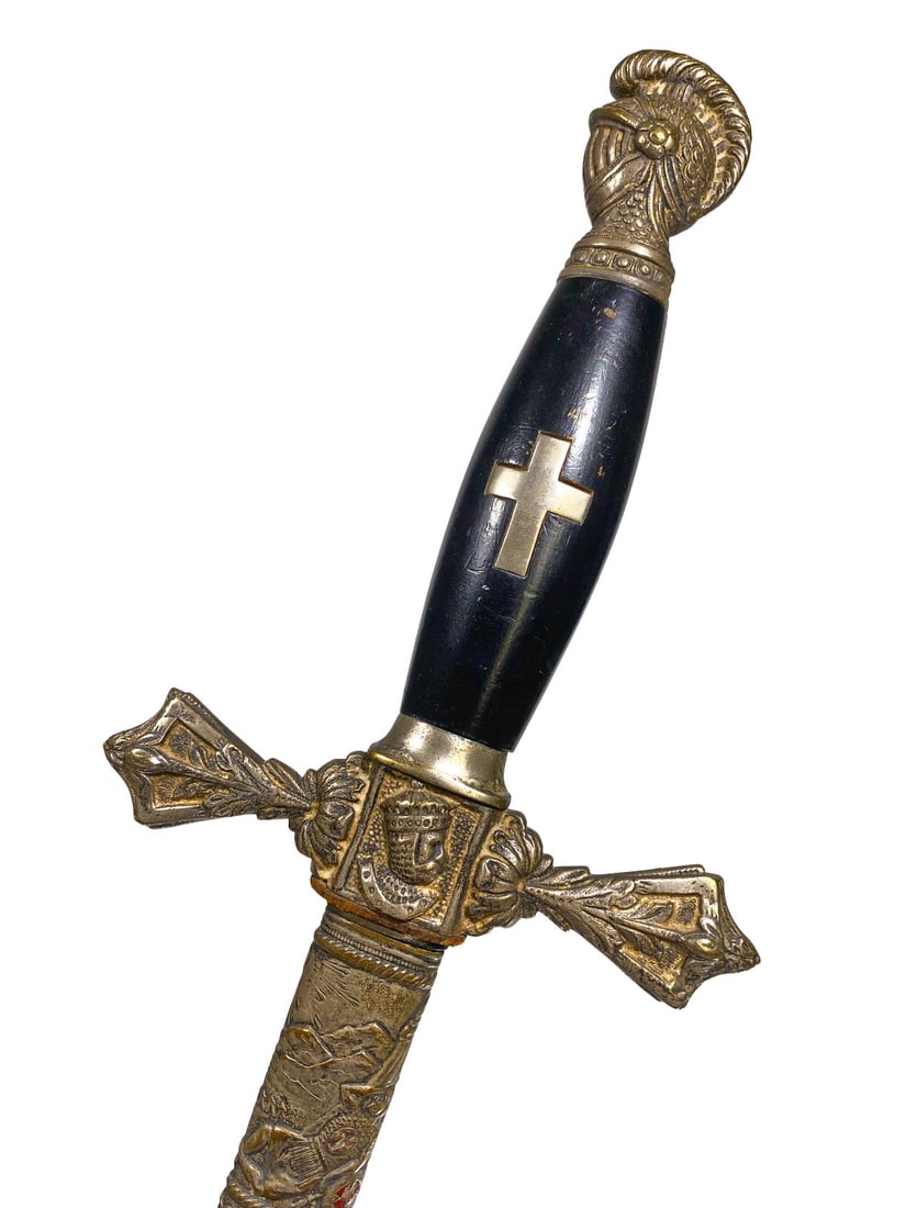 Antique Masonic Knights Templar Ceremonial Sword (1 of 13)