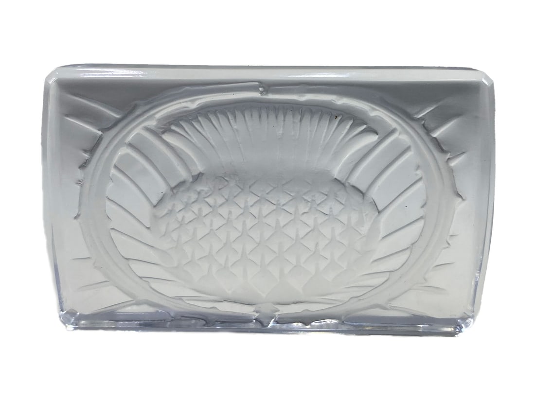 Lalique, France Pineapple Crystal Knife Rest (1 of 5)