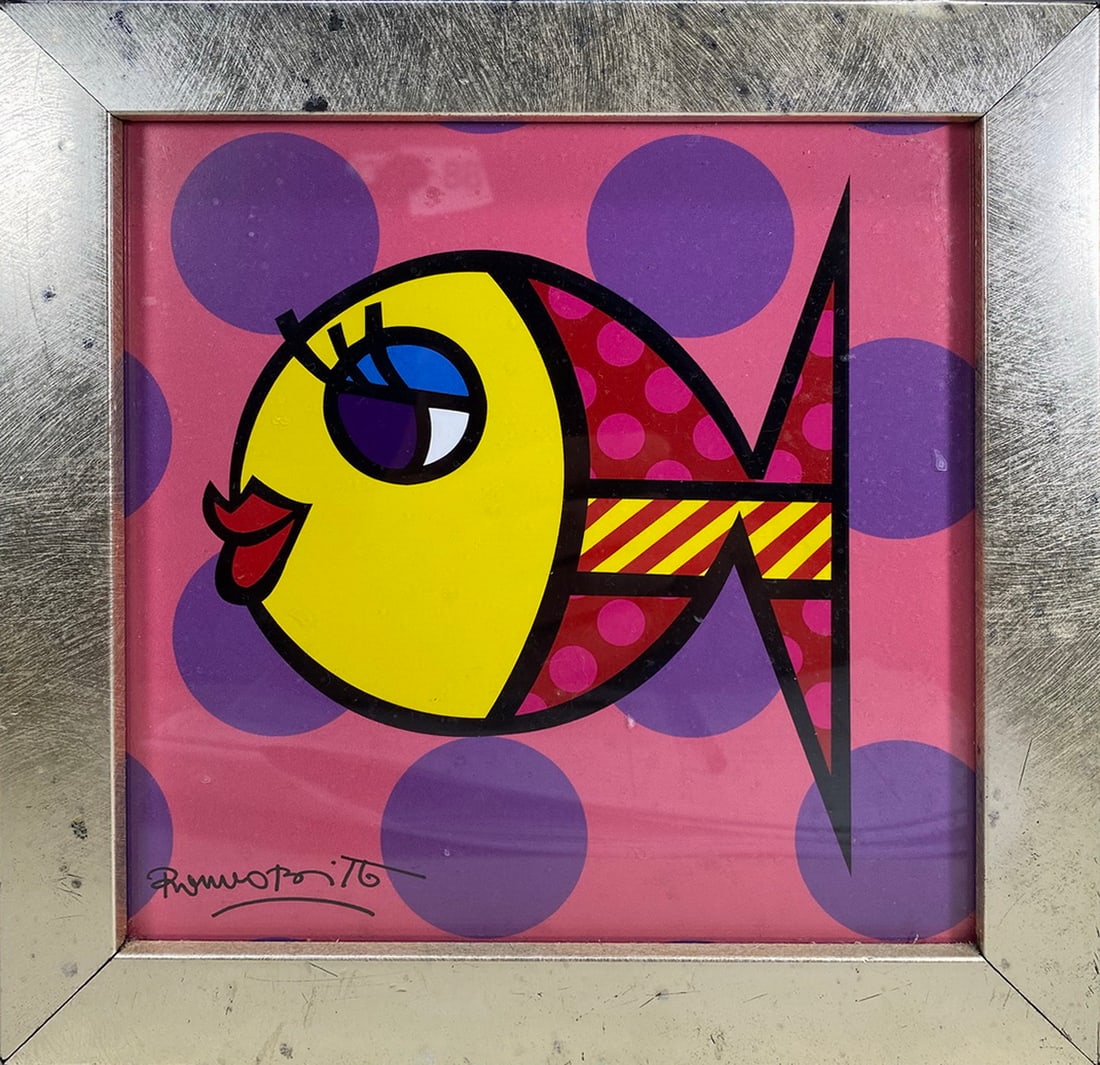 Romero Britto Fish Art Work (1 of 4)