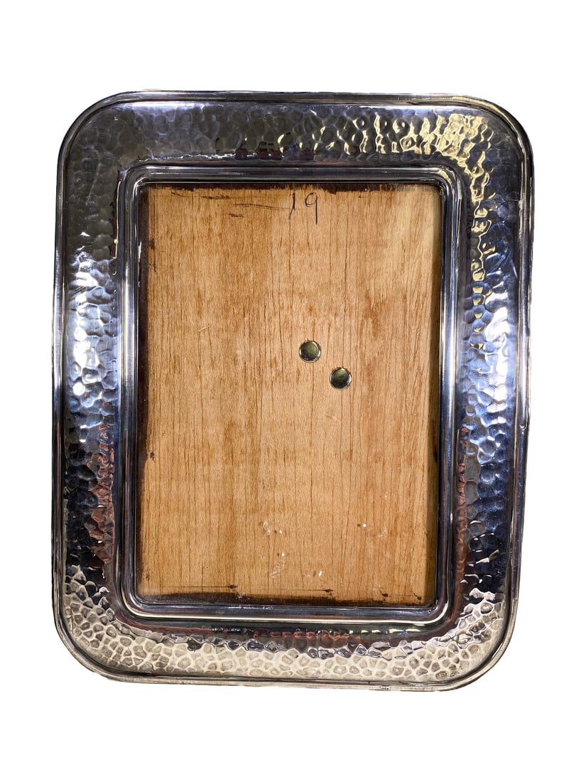 Vintage 950 Silver Hammered Picture Frame (1 of 4)