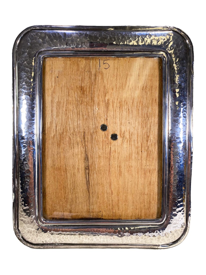 Vintage 950 Silver Hammered Picture Frame (1 of 5)