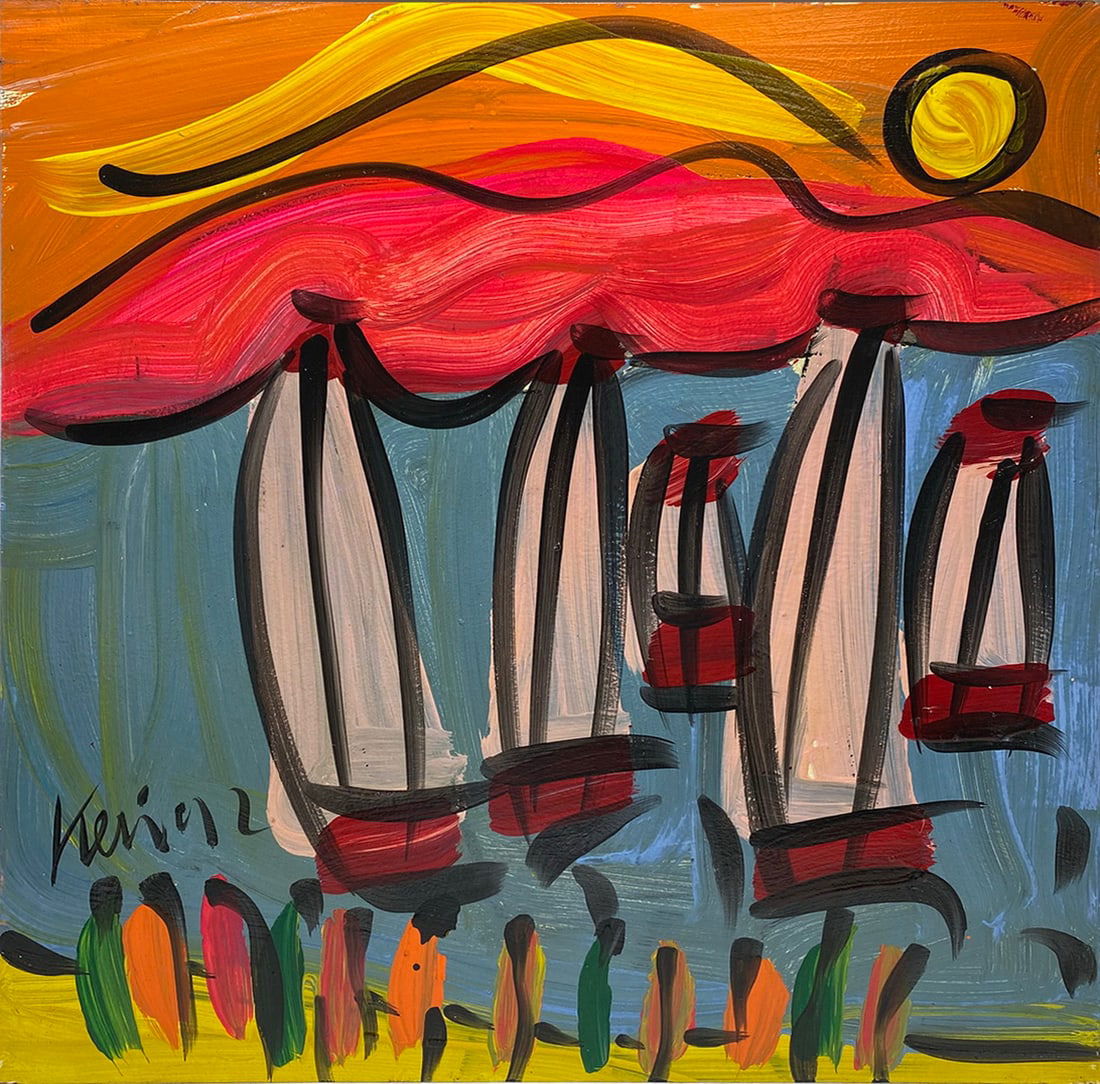 Peter Robert KEIL (1942) German Oil on Masonite: Peter Robert KEIL (1942) German Oil on Masonite. 24 x 24 in.Local Pick up call one day before to make an appointment. TO SHIP THIS ITEM IN USA OR INTERNATIONAL, PLEASE CONTACT THE SHIPPERS : 1) UPS st