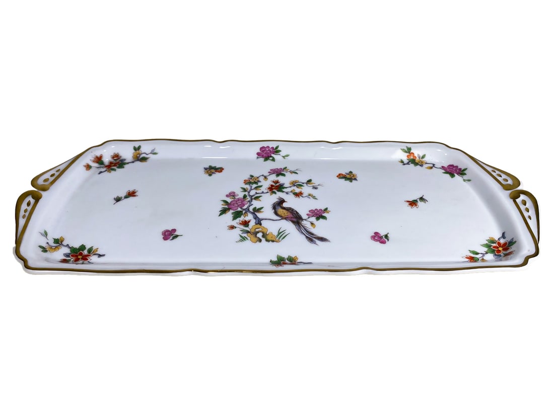 Vintage Limoges, France Porcelain Tray: Vintage Limoges, France Porcelain Tray. 14 3/4 x 6 3/8 in.Local Pick up call one day before to make an appointment. TO SHIP THIS ITEM IN USA OR INTERNATIONAL, PLEASE CONTACT THE SHIPPERS : 1) UPS stor