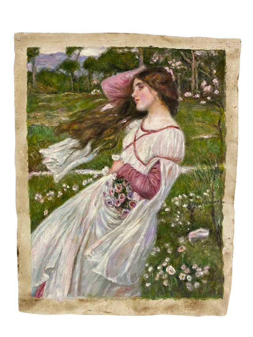 After John W. Waterhouse Oil on Canvas (1 of 3)