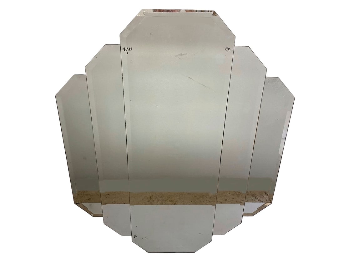 Vintage Art Deco Style Wall Mirror (1 of 2)