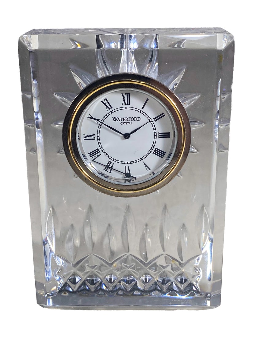 Waterford Lead Crystal Small Quartz Clock (1 of 7)