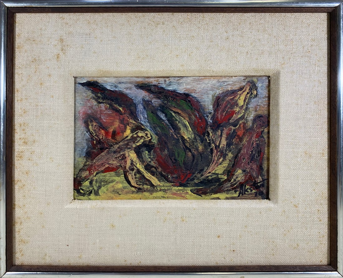 Joseph J Akston (1898-1986) Art Work: Joseph J Akston (1898-1986) Art Work. 11 5/8 x 14 x 1 1/4 in with frame.Local Pick up call one day before to make an appointment. TO SHIP THIS ITEM IN USA OR INTERNATIONAL, PLEASE CONTACT THE SHIPPERS
