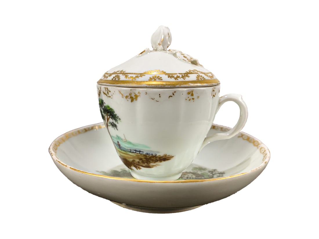 Antique French Sevres Porcelain Teacup (1 of 11)
