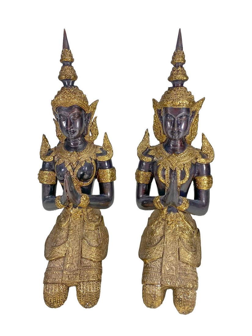 Thai Teppanom Angels Bronze Statues (1 of 6)