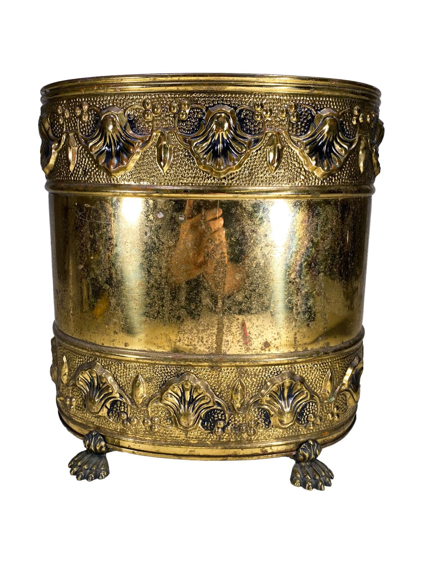 Vintage Gilt Brass Planter (1 of 6)