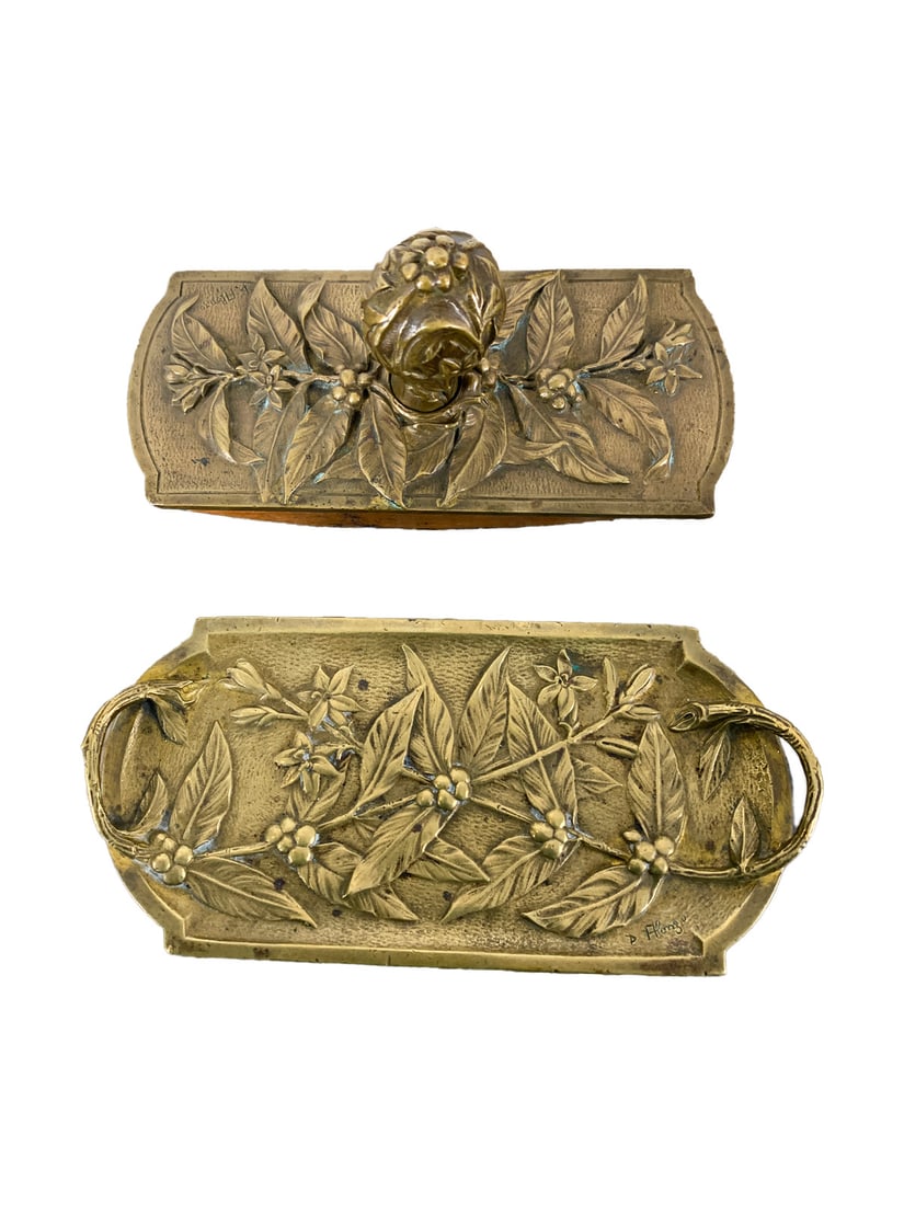 Dominique ALONZO (act.1910-1930) Bronze Blotter & Tray (1 of 10)