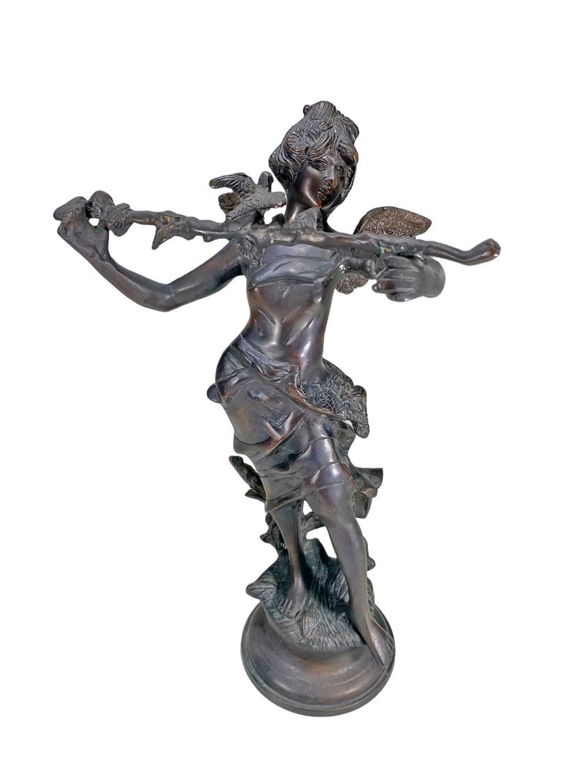 After Moreau Small Bronze Sculpture: After Moreau Small Bronze Sculpture. 14 x 8 1/4 x 6 in.Local Pick up call one day before to make an appointment. TO SHIP THIS ITEM IN USA OR INTERNATIONAL, PLEASE CONTACT THE SHIPPERS : 1) UPS store19