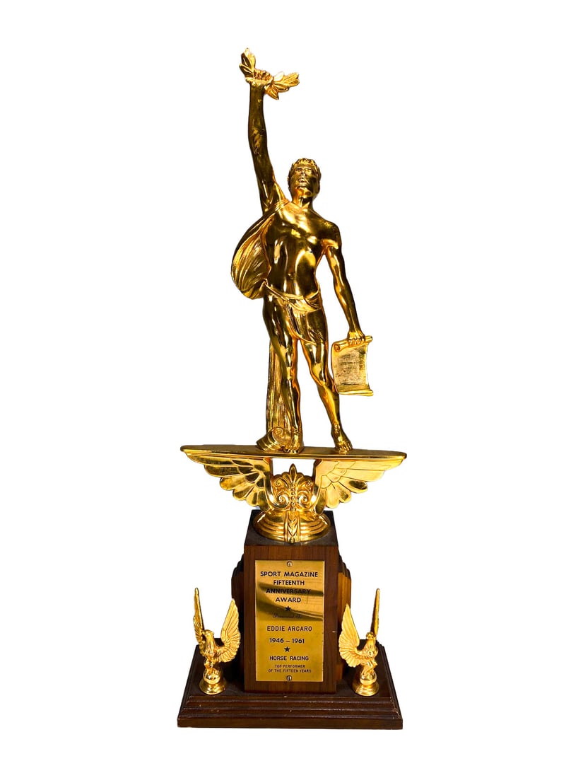 Sport Magazine Award to Eddie Arcaro Horse Racing, 1961 (1 of 7)