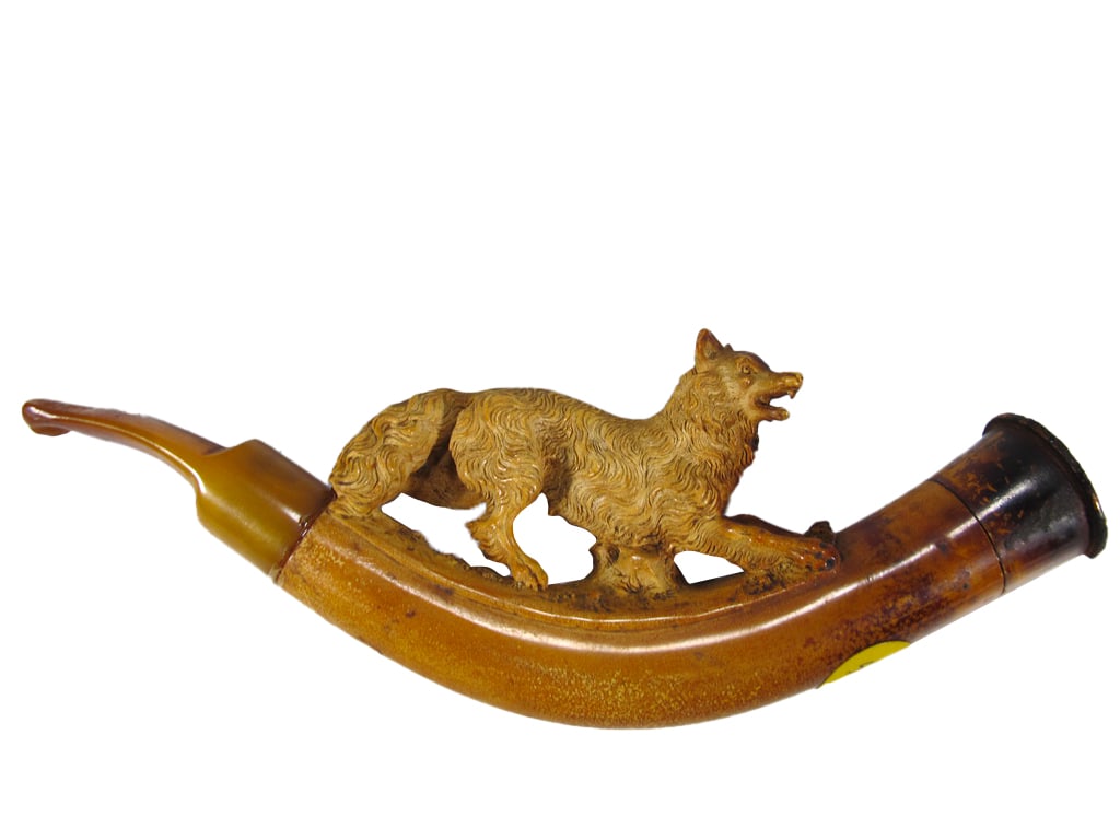 Antique Austrian Meerschaum Fox Cigarette Holder (1 of 7)