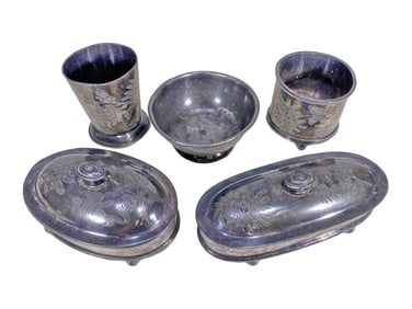 Reed & Barton Antique Toilette Set