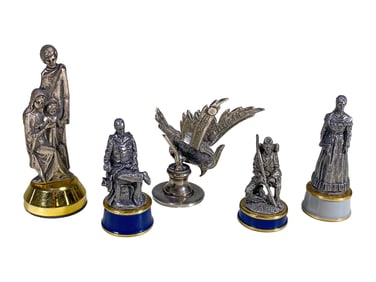 Lot of 5 Italian Miniature Sculptures