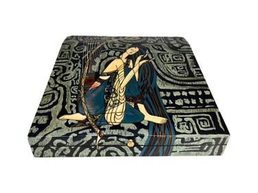 Hand Painted Lacquer Wooden Box